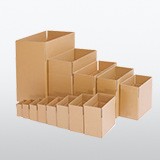 Wholesale spot Post 12 strengthen cowhide box semi-high Express Box foreign trade e-commerce extra hard corrugated carton box