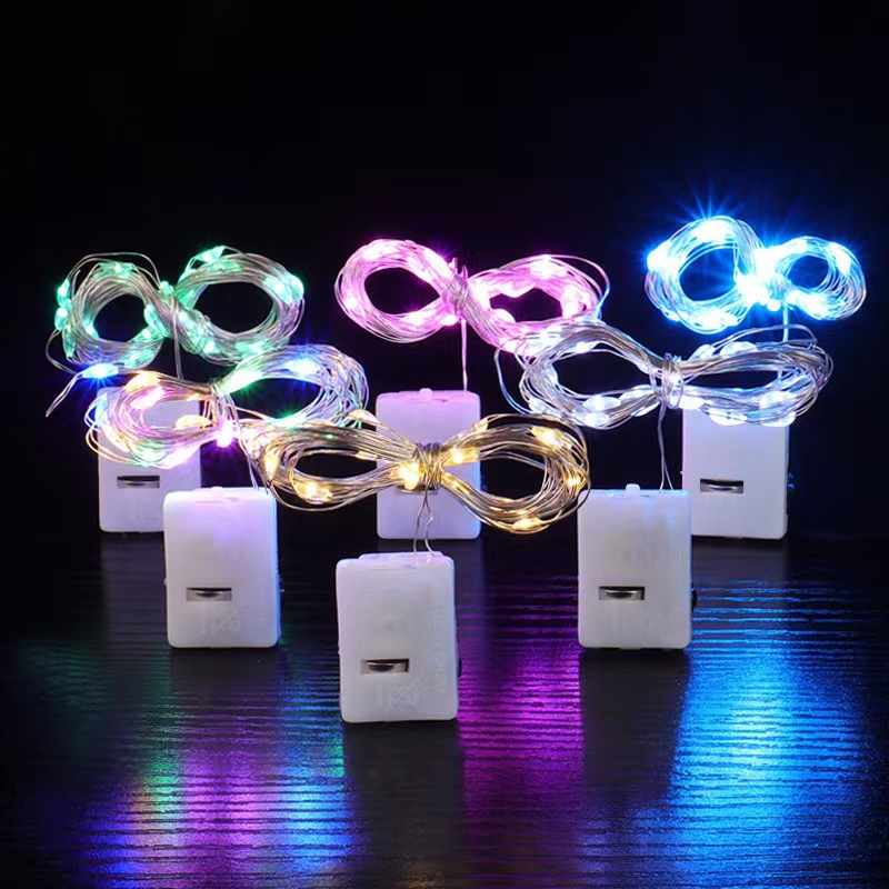 LED flash cross-border copper wire string lights gift box lights with decorative star lights string lights wholesale
