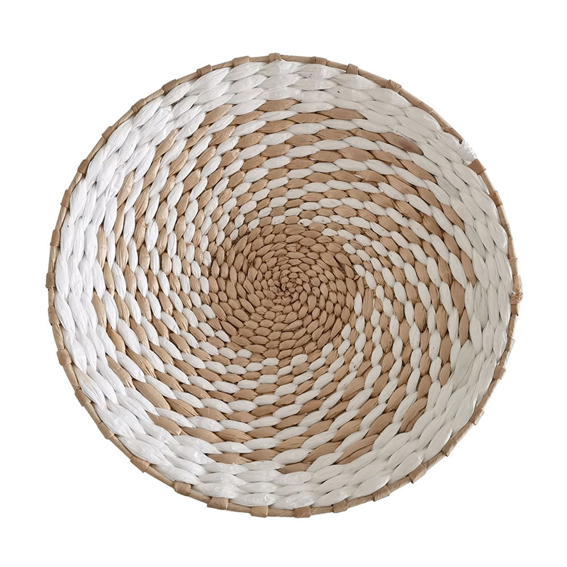 Cross-border ethnic style hand-woven wall decoration straw wall decoration Moroccan living room bedroom background wall decoration pendant