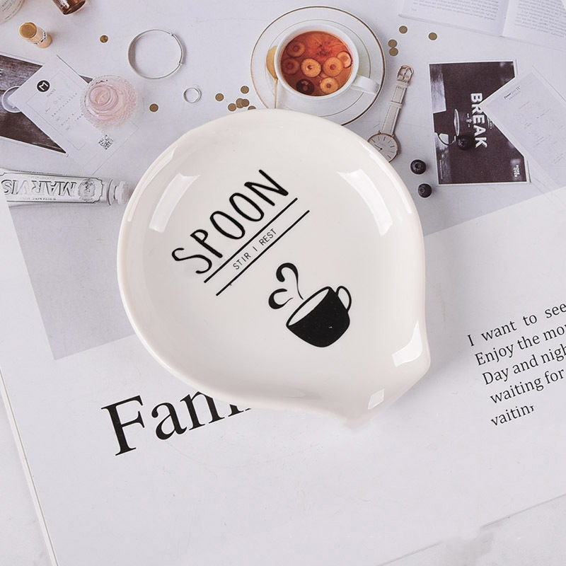 Ceramic Coffee Spoon Amazon Spoon Recorder Decal Spray Glaze Printing Ceramic Spoon Recorder White Spoon Recorder