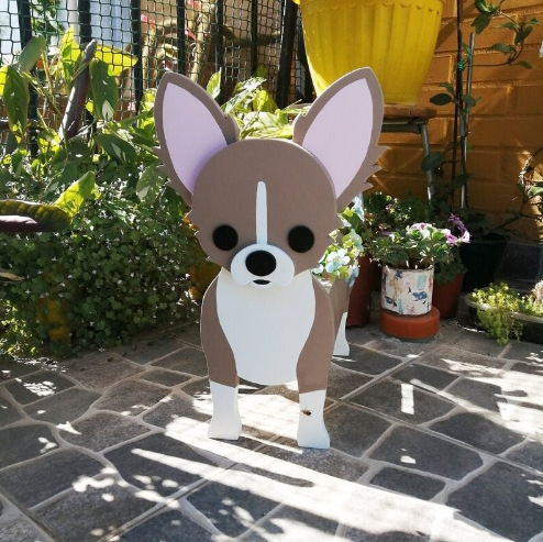 ペットの犬植木鉢植物庭家の装飾飾りディスプレイアイテム屋内屋外装飾アクセサリー|undefined