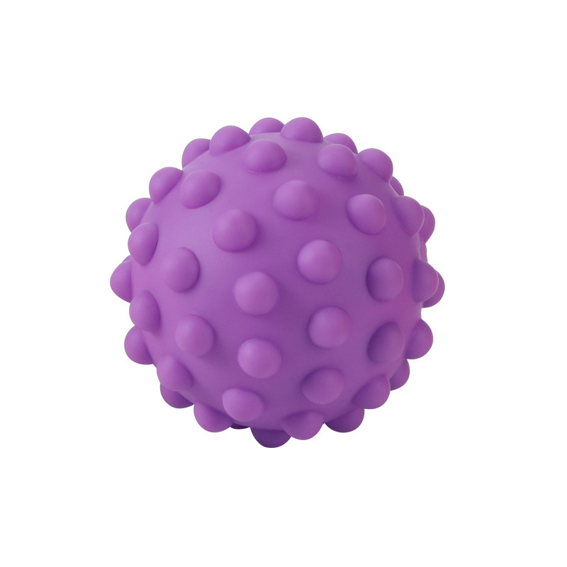 Manhattan touch ball perception massage ball baby soft rubber hand ball toy baby puzzle bite cognitive ball