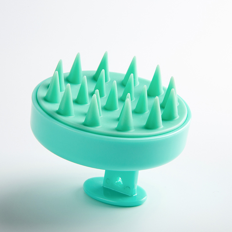 temu popular shampoo brush shampoo massage brush head massage brush shampoo comb soft glue shampoo bath