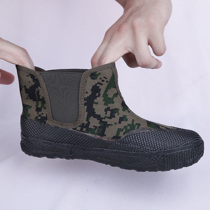 Men's High-top Canvas Shoes Spring 2024 New Camouflage All-match Casual Breathable Non-slip Platform Comfortable Release Shoes
