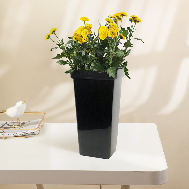 Thickened plastic flower barrel flower shop flower wake-up flower barrel dried flower flower arrangement barrel bouquet barrel flower shop floral material wholesale