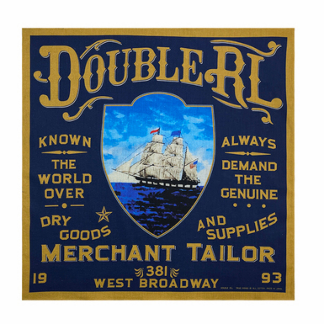 A variety of printed decorative headscarf RRL ameckaki American retro cotton square scarf outdoor cycling sports in stock