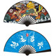 10-inch bamboo-bone National Tide fan (Lucky Strike-good luck)