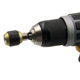 Hexagon shank big head pop-up quick release self-locking rod electric drill screwdriver lengthened quick-change head extension rod