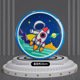 Children's Soft Frisbee [Rocket Astronaut]]