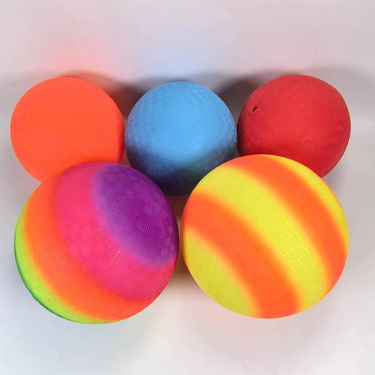 Children's toy ball pvc toy ball 5-inch 6-inch 8.5-inch g rainbow ball playground ball printable LOGO