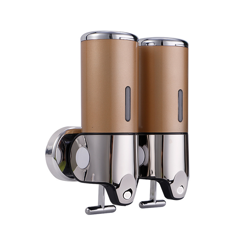 Hotel wall-mounted large-capacity soap dispenser stainless steel press-type Lever soap dispenser