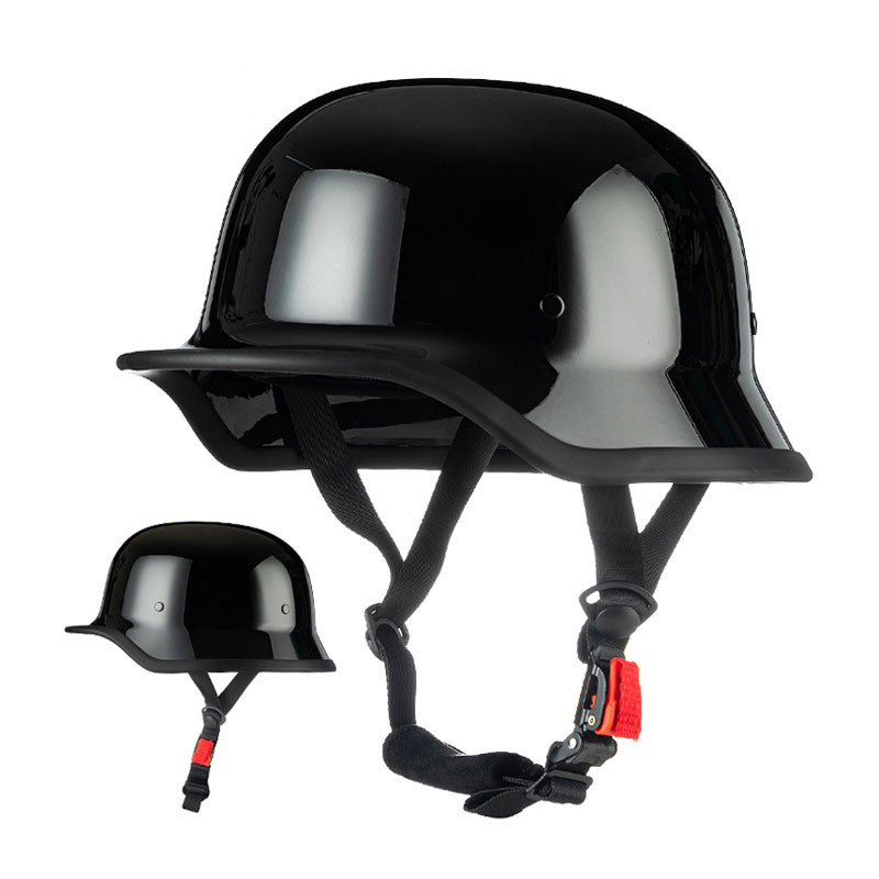 IBK soldier retro half helmet men and women motorcycle German scoop helmet summer cruise electric car helmet