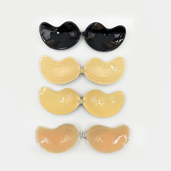 Mango bra Silicone No Steel Ring Invisible Underwear Shoulderless Chest Sticker Large Thin Wedding Dress Push-up Milk Sticker Wholesale
