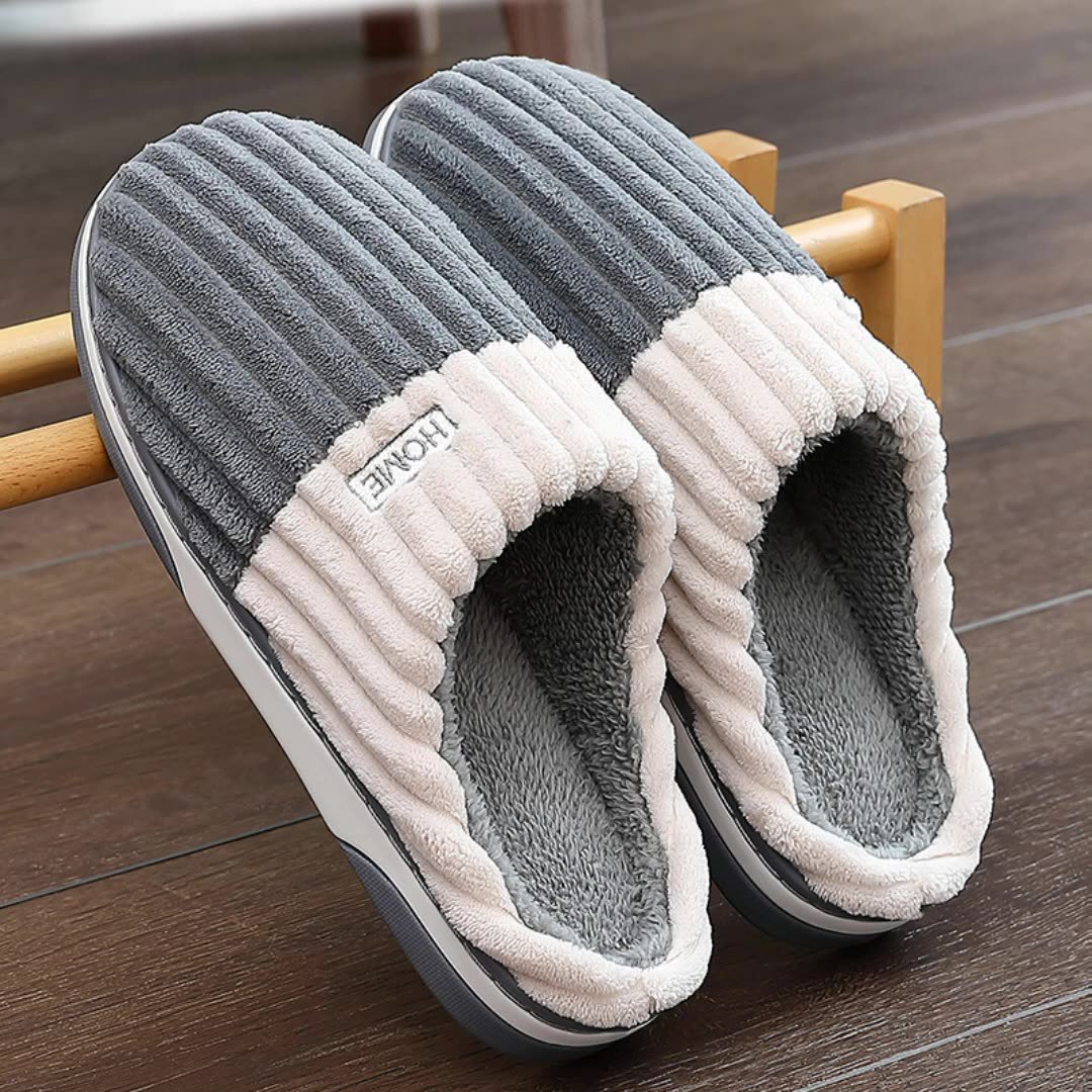 Cotton slippers men's autumn and winter women's home indoor warm non-slip thick-soled household cotton shoes winter Mao Mao Mao slippers men's wholesale