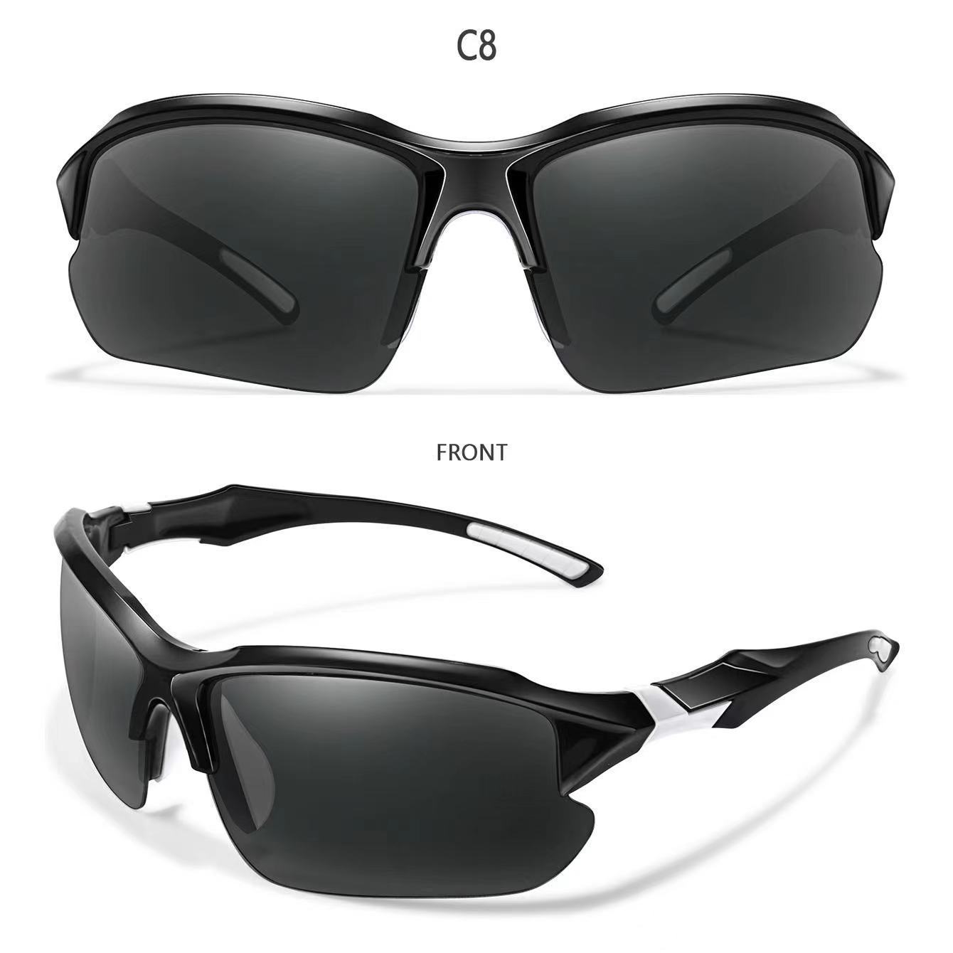 Occhiali da pesca polarizzati Orologio da pesca Occhiali da sole polarizzati anti-ultravioletti galleggianti Occhiali da sole sportivi da guida per equitazione all'aperto Luya_voghion.com