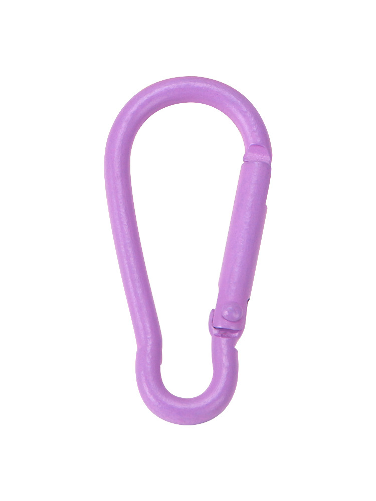 Color paint No. 5 gourd-shaped carabiner aluminum alloy jewelry accessories hand-adjusted water bottle keychain