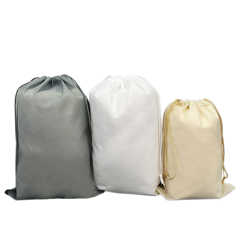 Spot Non-woven Drawstring Bag Clothes Toy Dustproof Storage Bag Blank Shoes Backpack Packaging Bag