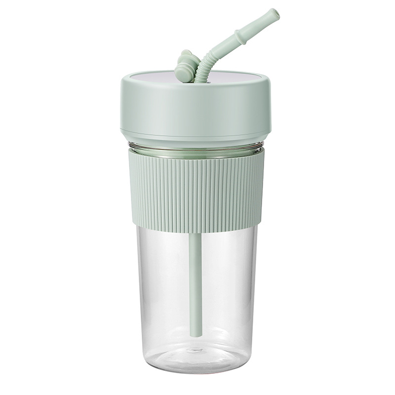Cross-border Juicing Cup with Straw Household Small Juice Cup Portable Blender Portable Juicer