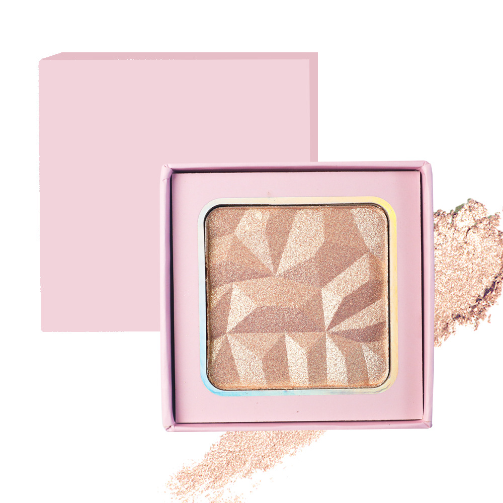 Cross-border monochrome three-dimensional high-light neutral logo-free low-light style repair powder cake brightens 12-color factory spot