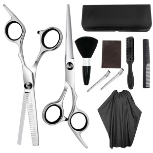 Professional hairdressing scissors hair cutting tooth scissors thin hair cutting scissors bangs artifact tools suit wholesale