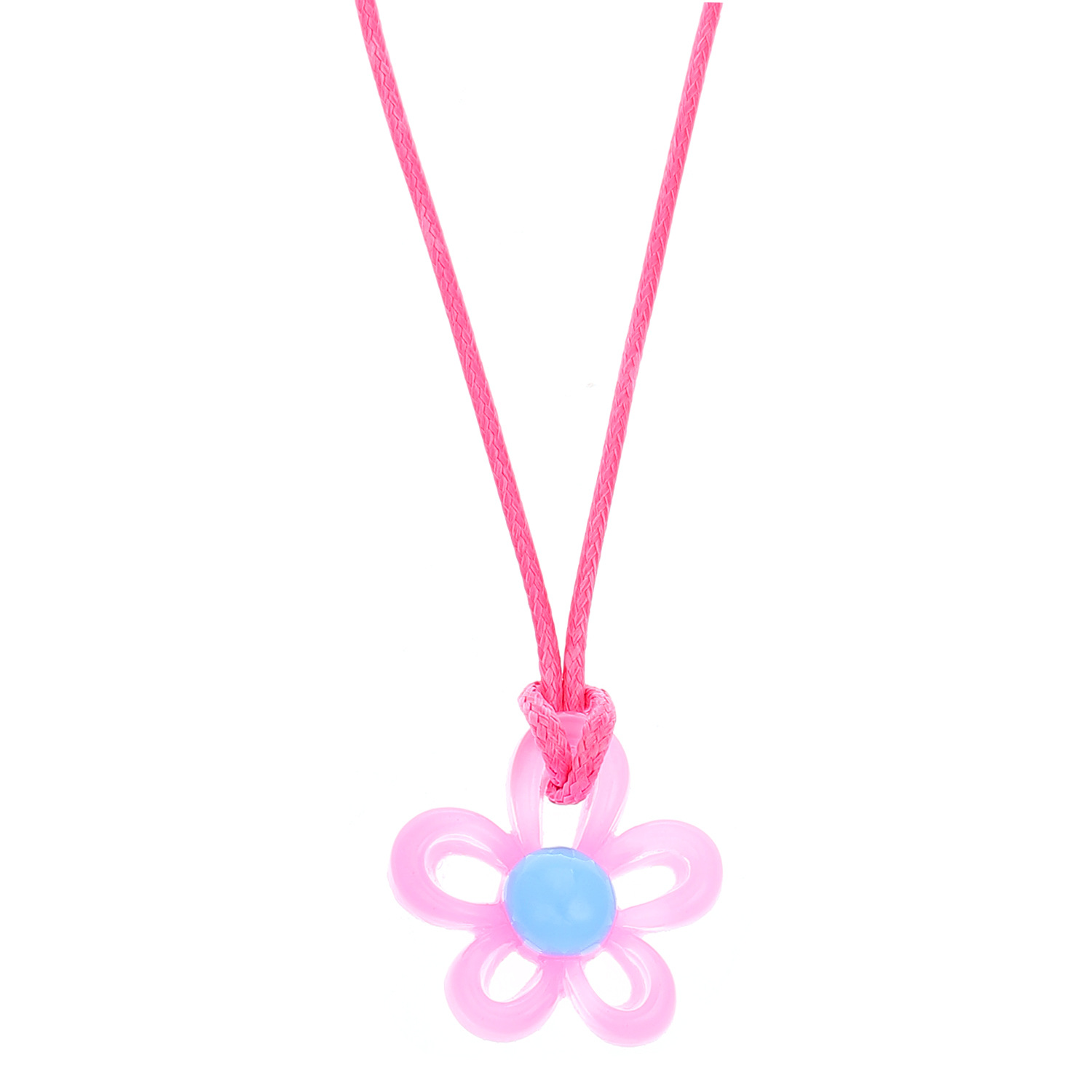 Europe and the United States cross-border personality ins style color flower necklace fashion creative small fresh all-match sweet small flower necklace
