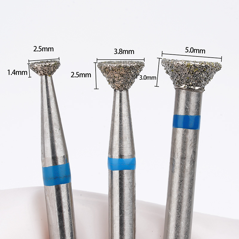 New small flying saucer Emery nail sanding head pre-processing exfoliating nail tools grinding drill