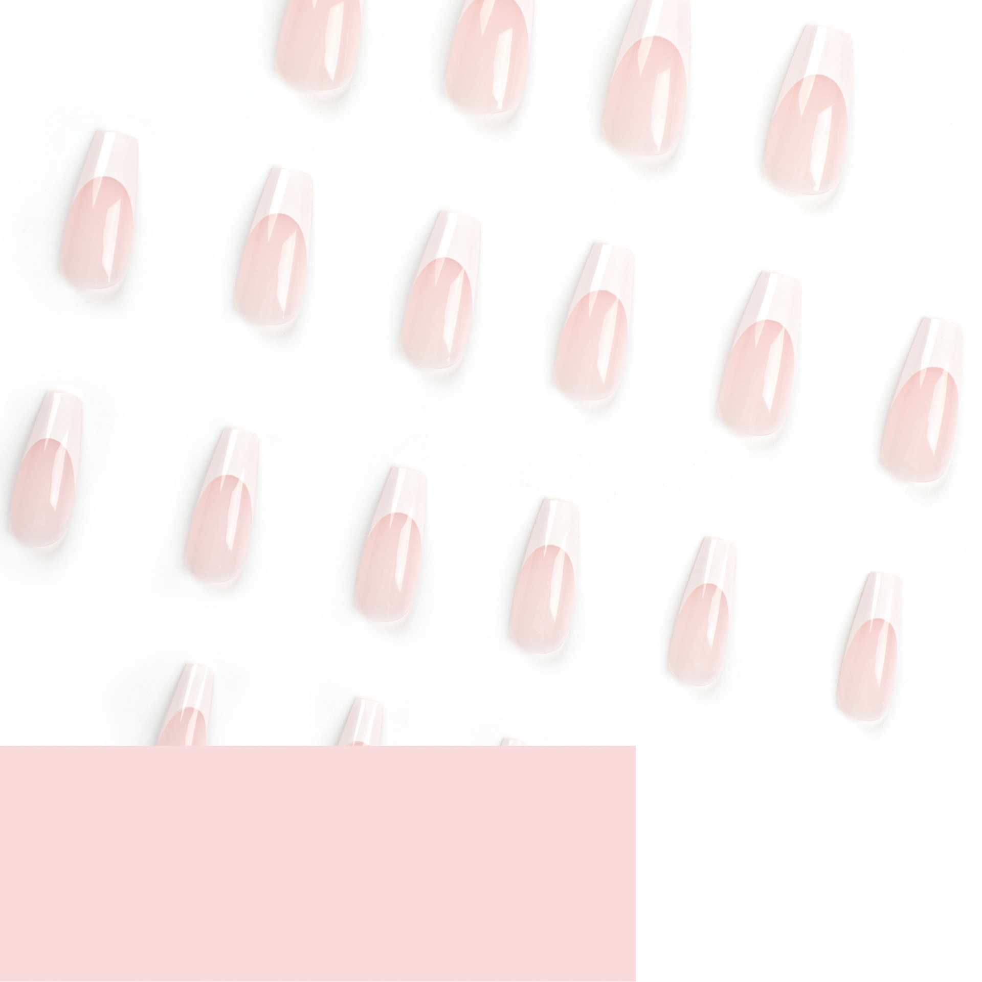 European and American nail wear nail piece cross-border nail piece nail sticker nail beauty piece fake nail nail piece white edge wear nail