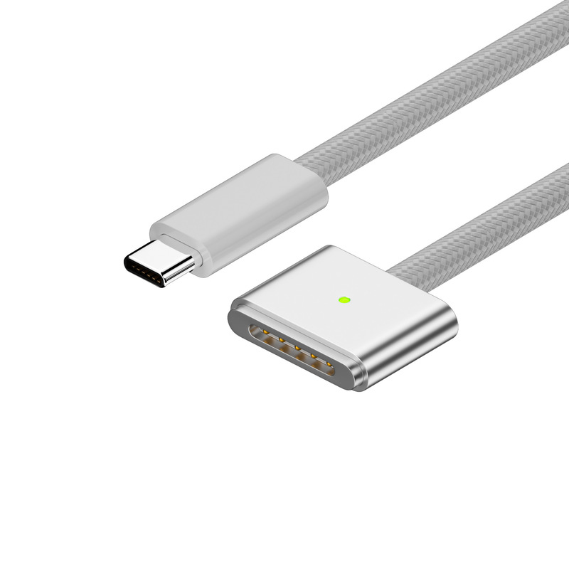 磁気吸引 Type-c から Magsafe3 充電ケーブル 140 ワット 2023 新しい Macbook Pro に適しています|undefined