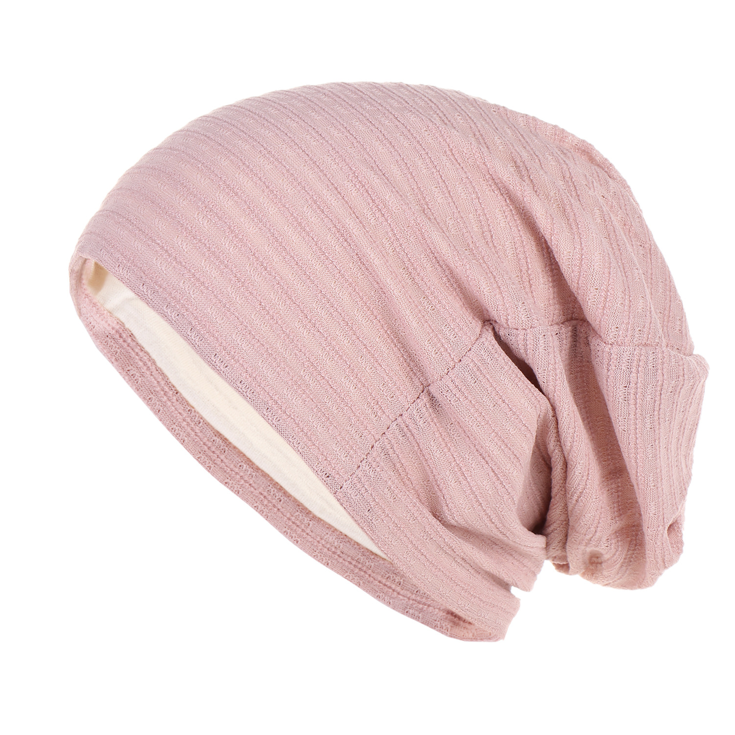 European and American autumn and winter New pullover cap Women's headscarf cap confinement cap nightcap outdoor leisure bag headcap pile cap