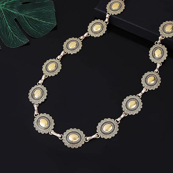 Cadena de cintura de metal retro transfronteriza europea y americana, accesorios de cintura bohemios de estilo étnico delgado y simple para mujer, cadena corporal para chica sexy_voghion.com