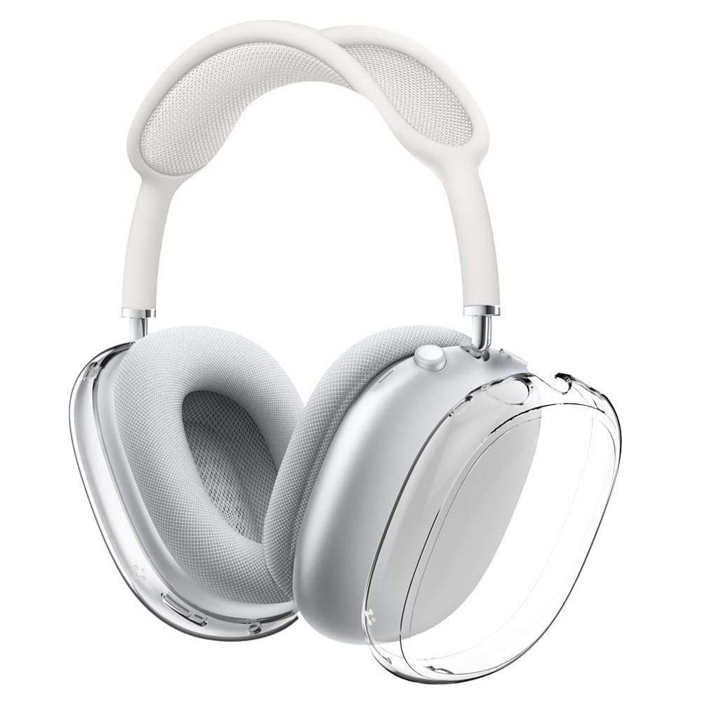 Applicable to Apple air pods max Bluetooth wireless headset transparent soft shell headset transparent protective cover