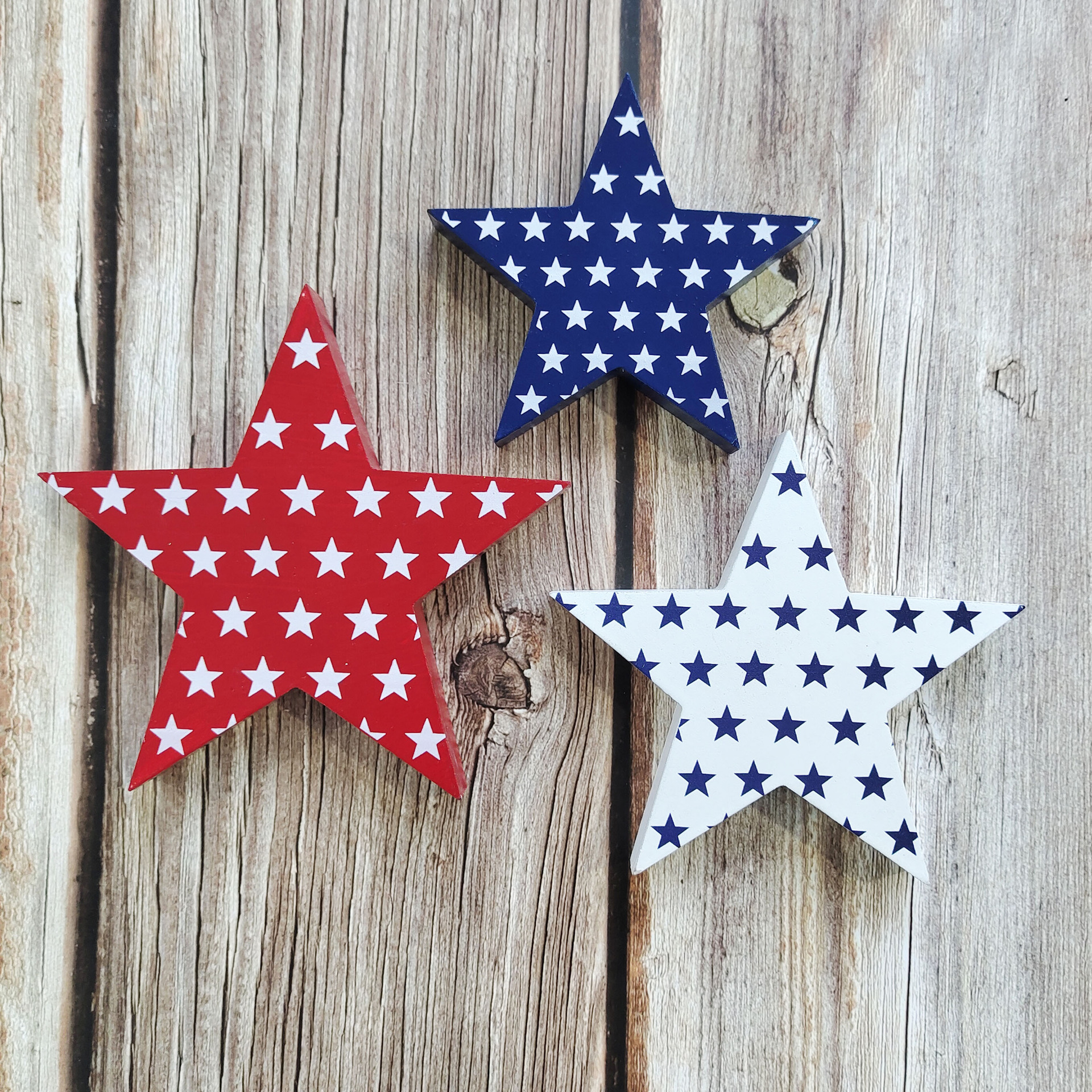 Cross-border best-selling US Independence Day wooden crafts, US National Day creative home desk accessories, decorative items