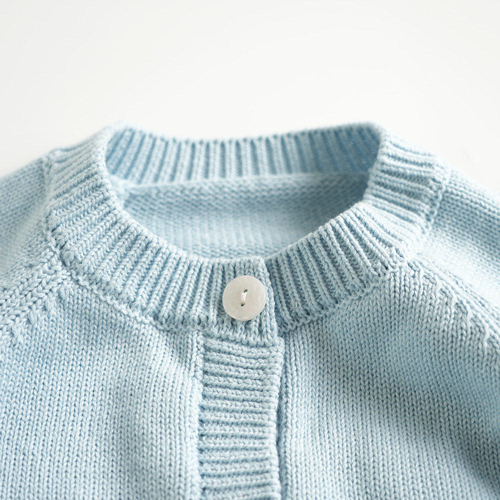 Cross-border children's clothing New girls' sweater embroidered sweater cartoon cardigan baby casual western style cotton sweater sweater