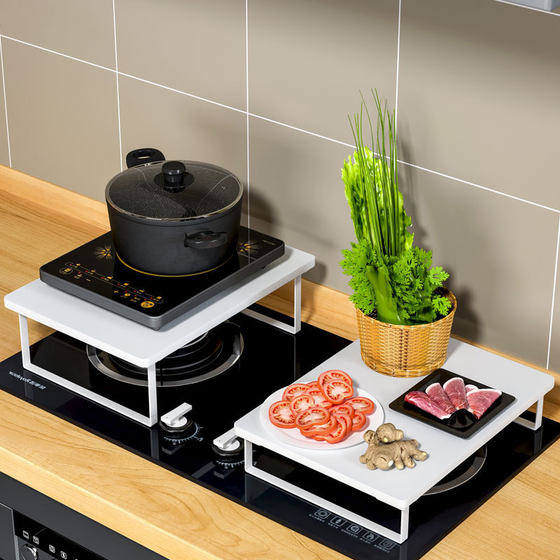Induction Cooker Bracket Gas Stove Cover Cover Kitchen Stove Storage Rack Stove Partition Shelf Gas Stove Bracket