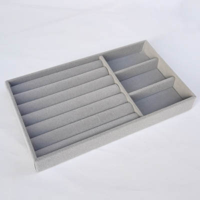 Small jewelry box velvet ring earring earring plate empty plate jewelry display rack jewelry storage box tray wholesale