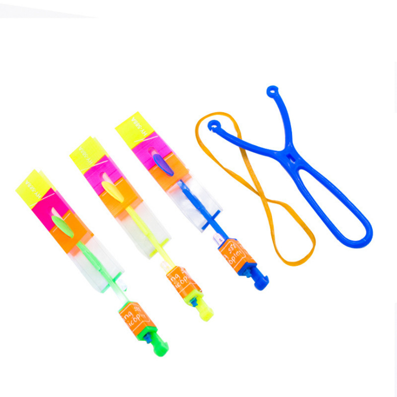 Slingshot flash flying arrow Children's Day toy stall hot sale luminous slingshot flying arrow children's toy kindergarten gift