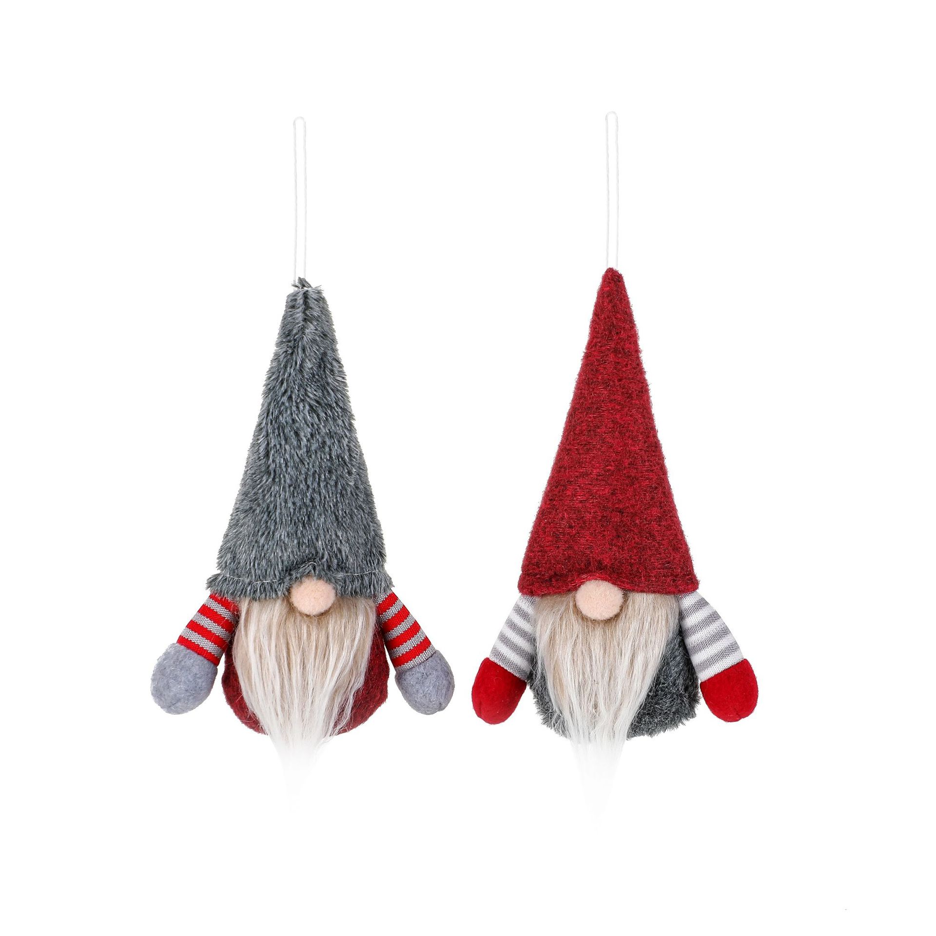 Christmas decoration supplies creative Christmas pendant faceless doll Christmas tree pendant gift doll for the elderly_voghion.com