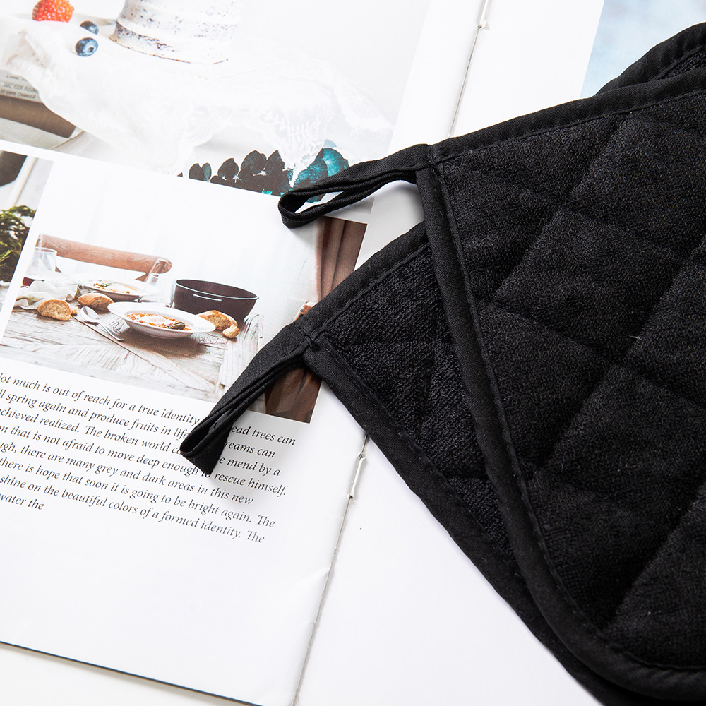 Wholesale towel cloth insulation pad multi-shape kitchen anti-scald multi-purpose pot mat dining table fabric cotton pot mat