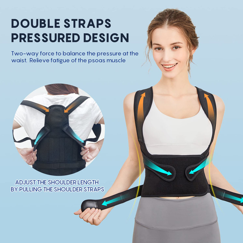 Cross-border Back Strap Adult Children Sitting Posture Strap Anti-kyphosis Strap Posture Strap