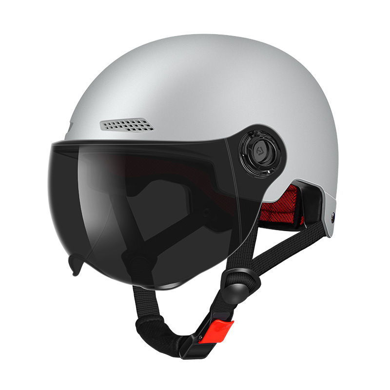 3c Certification Helmet Electric Car Men's And Women's New National Standard Summer Sunscreen Helmet Solid Color Four Seasons Half Helm_voghion.com