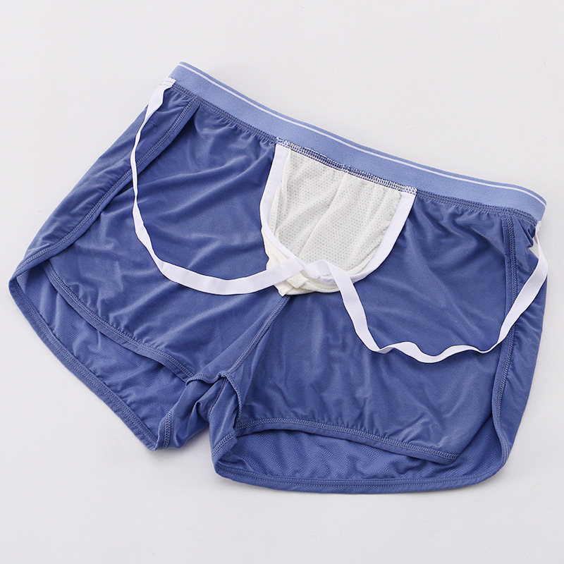 Ice Silk Mesh Home Pants Men's 23 Years New Summer Pajama Pants Quick-drying Sports Fitness Hip Men's Shorts