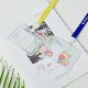 Card sleeve-small size horizontal version with inner page (shell 102*80) without rope
