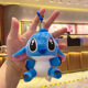 Plush blue stilts