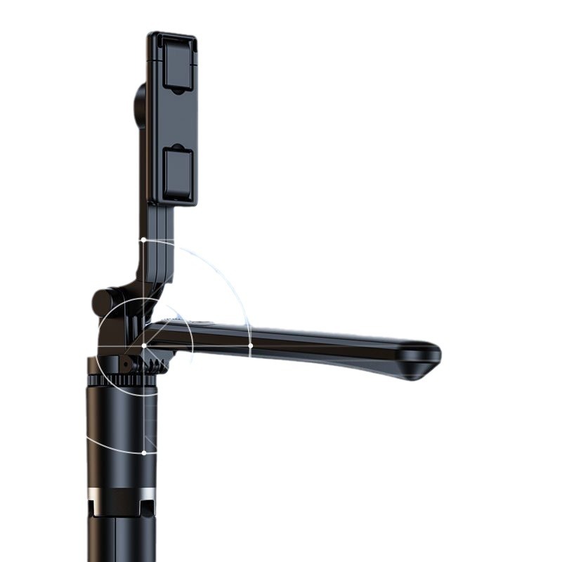 2024 new mobile phone selfie stick tripod anti-shake 360 degree rotating pan-tilt stabilizer selfie artifact bracket
