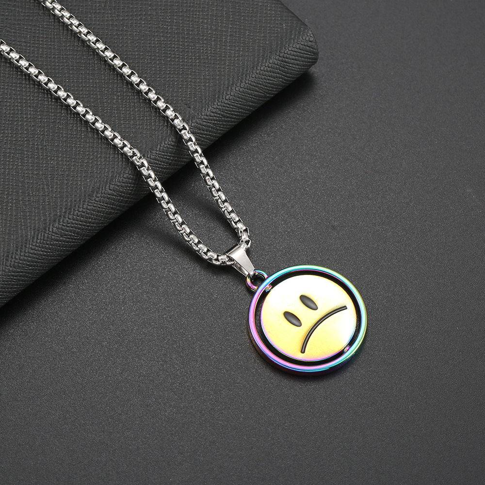 Colorful rotating smiley face