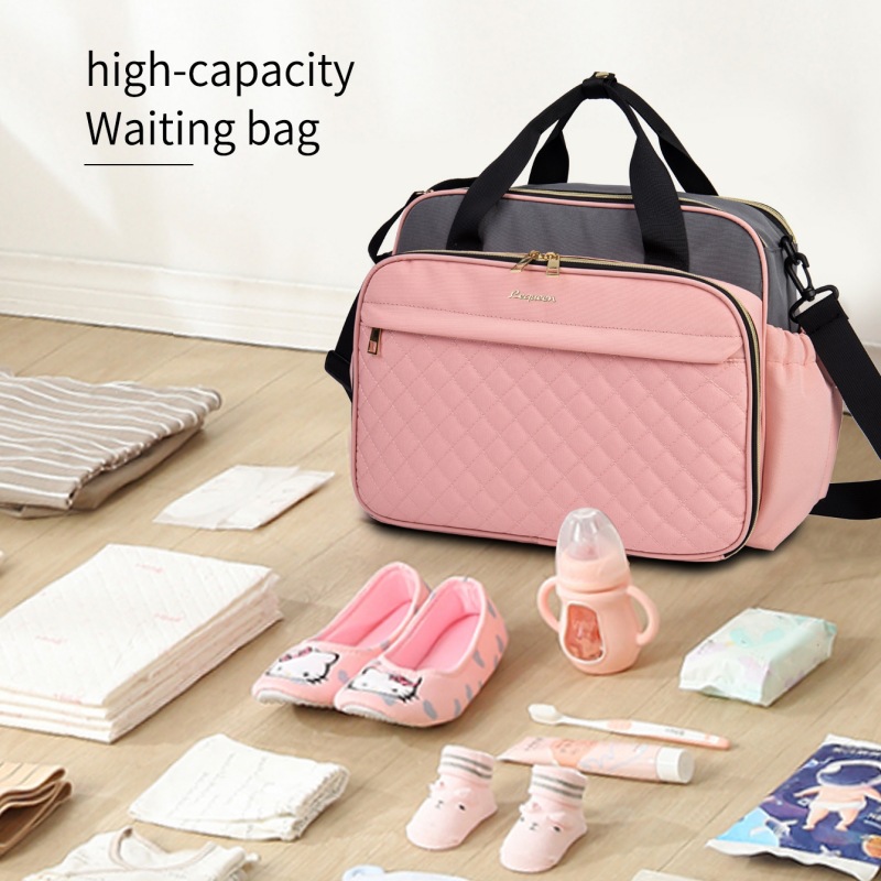 New Mummy Bag Large Capacity Portable Mother Bag Multifunctional Diaper Bag Outgoing Back Milk Bag