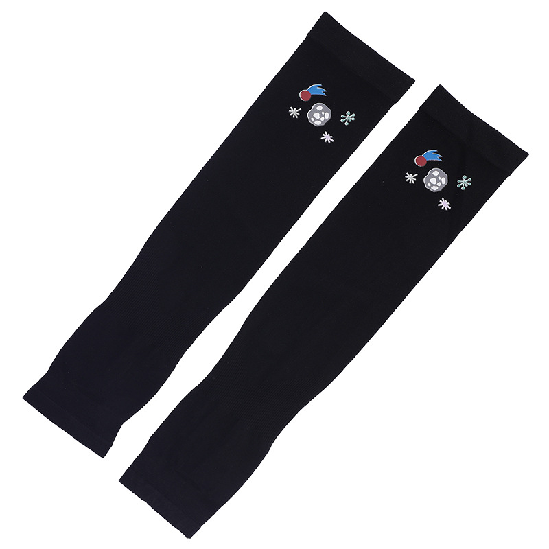 Stall daisy print anti-DDoS men's and women's ice sleeves summer UV protection sleeve outdoor Ice Silk sun protection sleeve