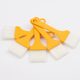 Factory wholesale thin handle plastic board brush 4mm thick yellow handle brush small keyboard brush oil dip sauce barbecue brush