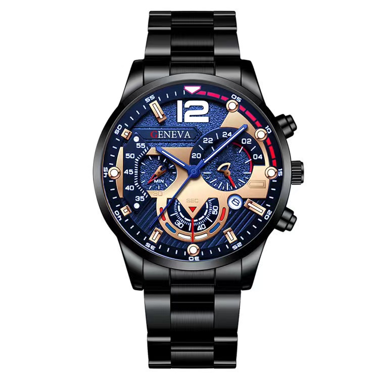 New generation of cross-border explosions men's watches fashion stainless steel with business watches luminous pointer