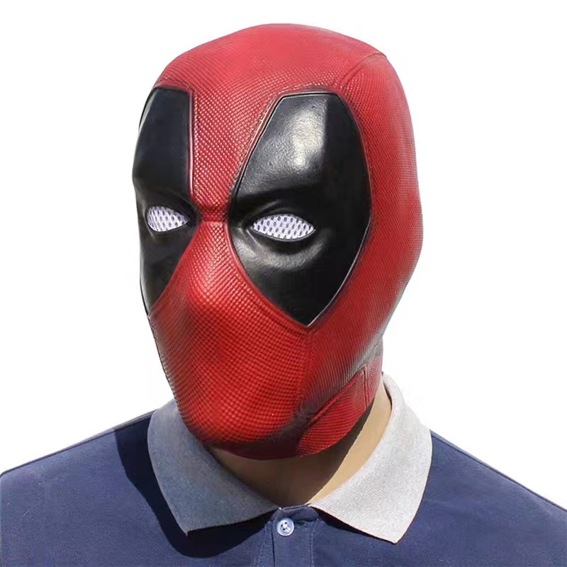 Halloween deadpool mask latex headgear deadpool decoration Christmas cosplay latex mask